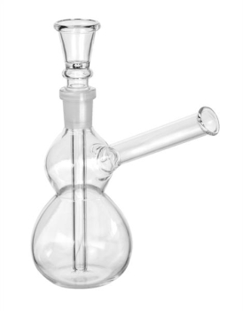 Glas-Bong "Double Bubble Mini" ca. 16cm